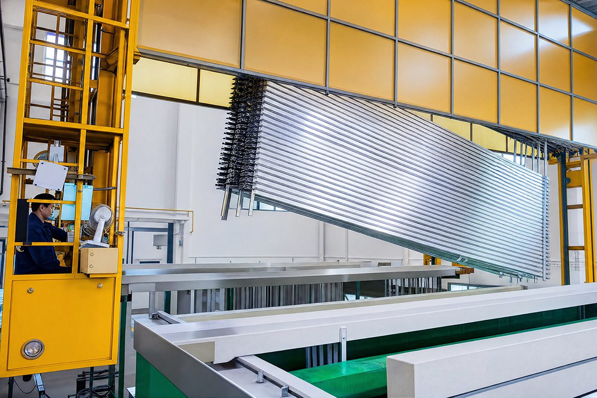 Oxidative electrophoresis production line